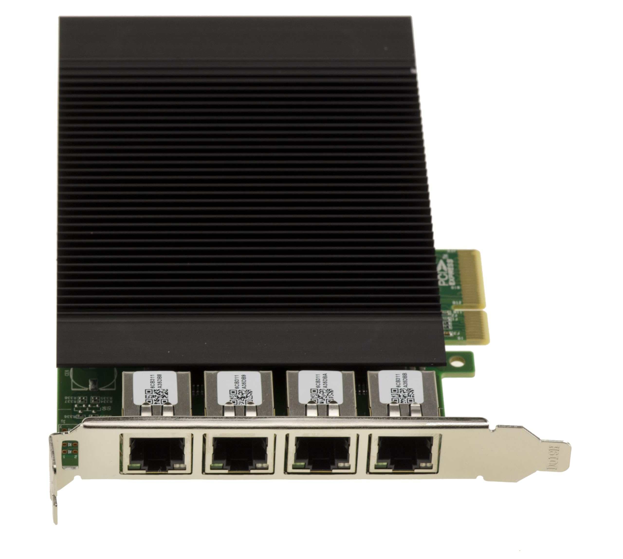 KALEA-INFORMATIQUE Tarjeta controladora de Red PCIe x4 con 4 Puertos Ethernet RJ45 de 2,5 Gigabit con chipset Intel I226 Gama Industrial Compatible con 10, 100, 1000, 1G y 2,5G | Tarjeta de red PCIe x4 con cuatro puertos RJ45 de 2,5 Gigabit Ethernet con c