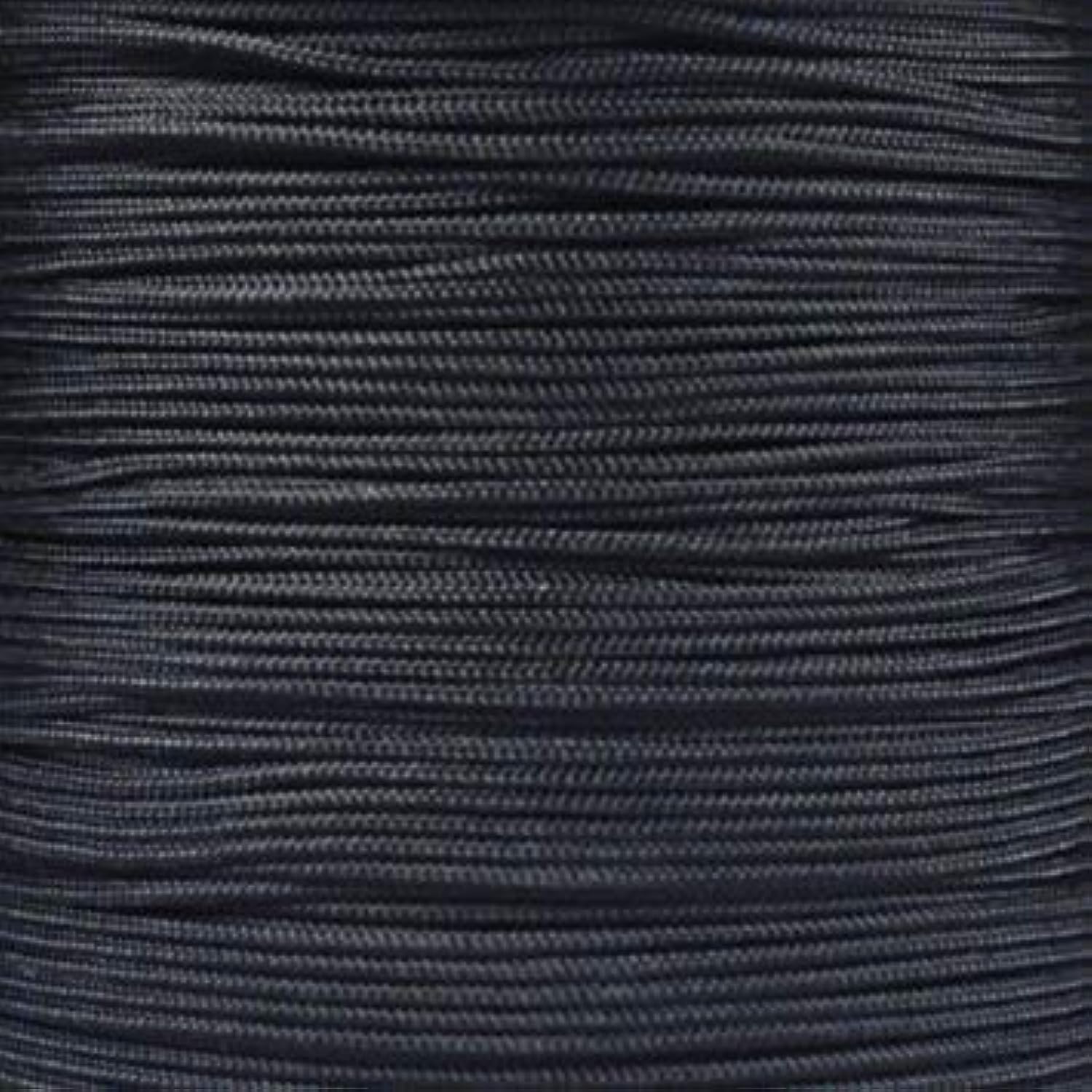 Paracord Planet 95lb Paracord – 1 Strand Type I Parachute Cord for Outdoors and DIY – Black (100 ft)