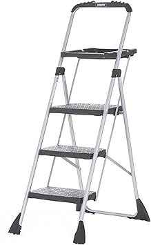 Cosco Max Steel Work Platform, Easy Fold One-Hand Lock, Convenient Project Trays, Stable & Secure, ANSI Rated 225 lbs,