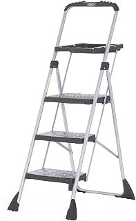 Cosco Max Steel Work Platform, Easy Fold One-Hand Lock, Convenient Project Trays, Stable & Secure, ANSI Rated 225 lbs, 10 Year Warranty