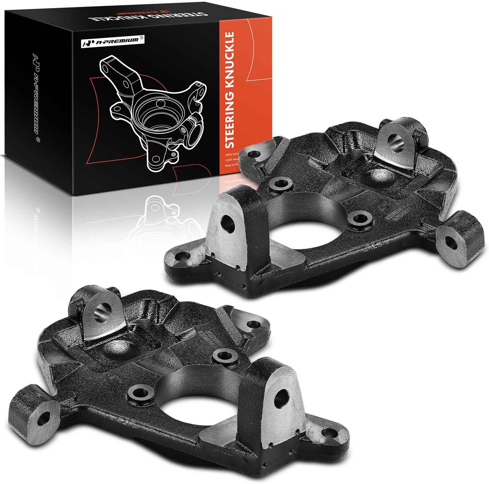 A-Premium 2 x Front Suspension Level Kit, 2 inch Drop Lowering Spindles Compatible with Chevy Silverado 1500, Tahoe, Suburban Avalanche 1500 & GMC Sierra 1500, Yukon XL 1500 & Cadillac Escalade ESV