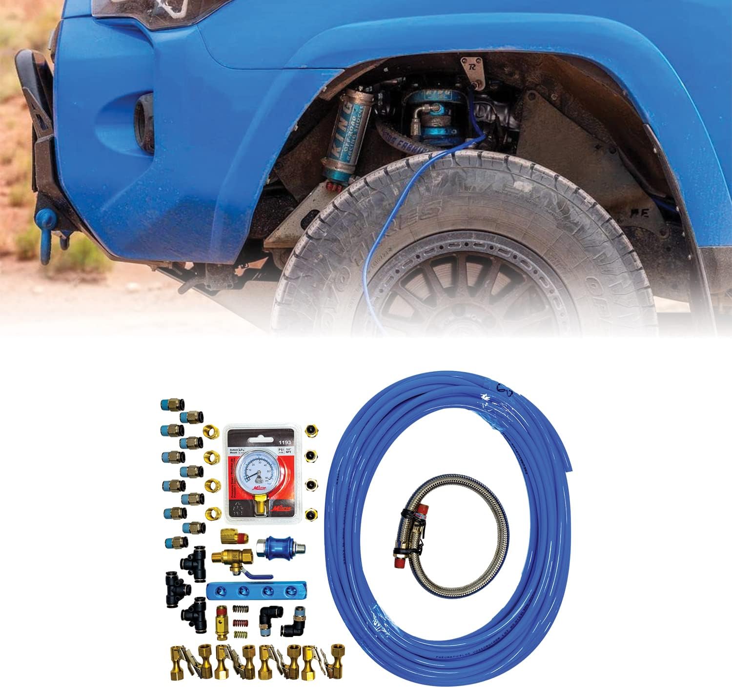 The "Wifey" Air System | SUV 120" Wheel Base | ARB Single & Twin Air Compressor | Hose Rated 170 PSI | Made in the USA | Rago Fabrication