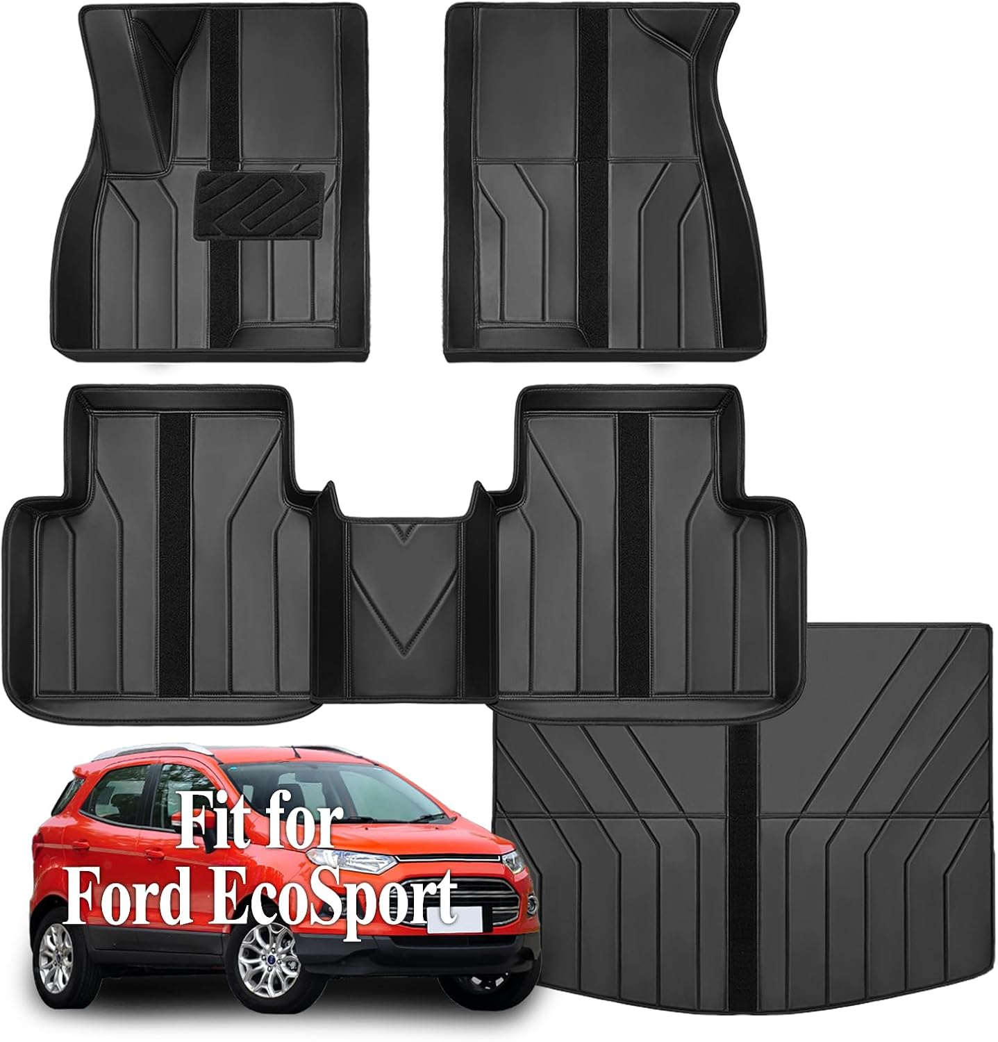 Kingmise Floor Mats for Ford EcoSport 2018 2019 2020 2021