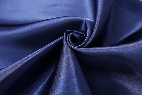 Miniatura 7 de Omelas - Juego de 2 fundas de almohada de satén de seda estándar para cabello y piel, tamaño Queen y sedoso, color liso, funda de almohada con