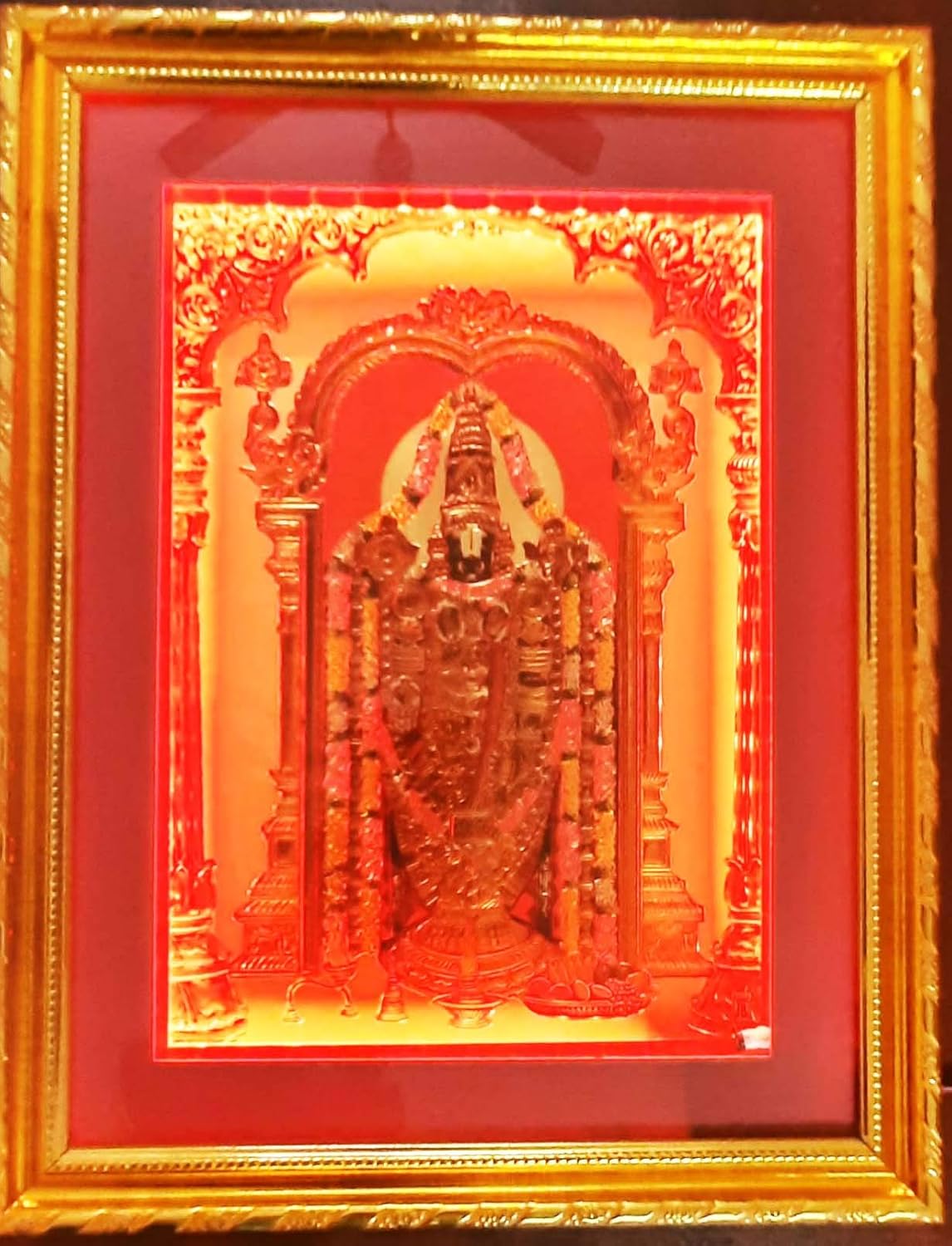 Buy Smile N Style Essentials Tirupati Balaji Photo with LED Lights 15