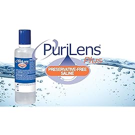 Purilens Plus Preservative-Free Contact Lens Saline 120ml (4 fl. oz.) 12 Pack