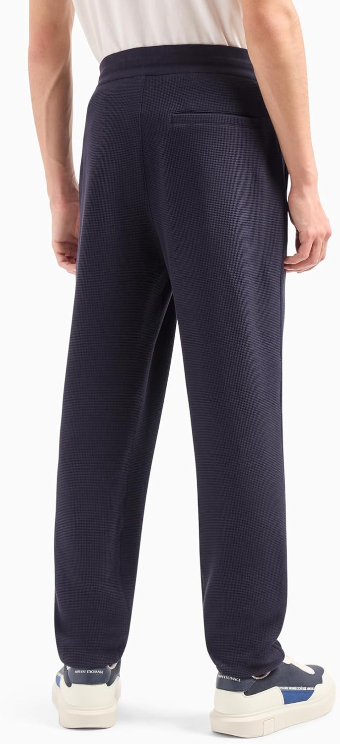 Armani Exchange mens Waffle Cotton Trouser Pants - Image 4