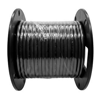 AiCat Cat6 Ethernet Cable 100ft - 23 AWG, CMR, Insulated Solid Bare Copper Wire Cat6 Cable with Noise Reducing Cross Separator - 550MHZ / 10 Gigabit Speed, UTP Cat6 Cable 100ft PoE++ (4PPoE) - Black