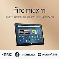 Amazon Fire Max 11 tablet, vivid 11” display, all-in-one for streaming, reading, and gaming, 14-hour battery life,...