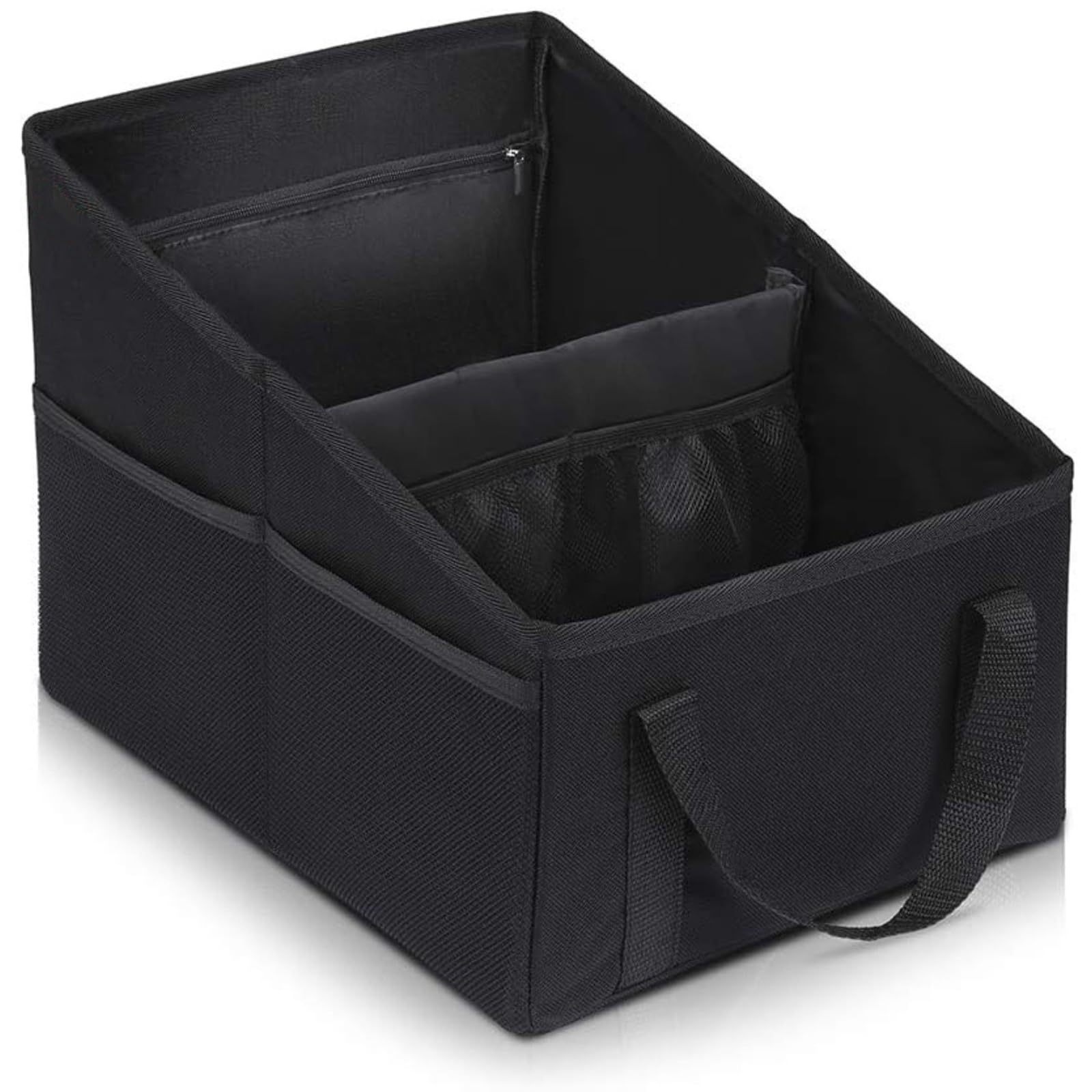Organizer samochodowy 31x25x25cm Organizer na siedzenie samochodowe, składany schowek na siedzenie pasażera, torba do przechowywania na siedzenie, organizer na tylne siedzenie