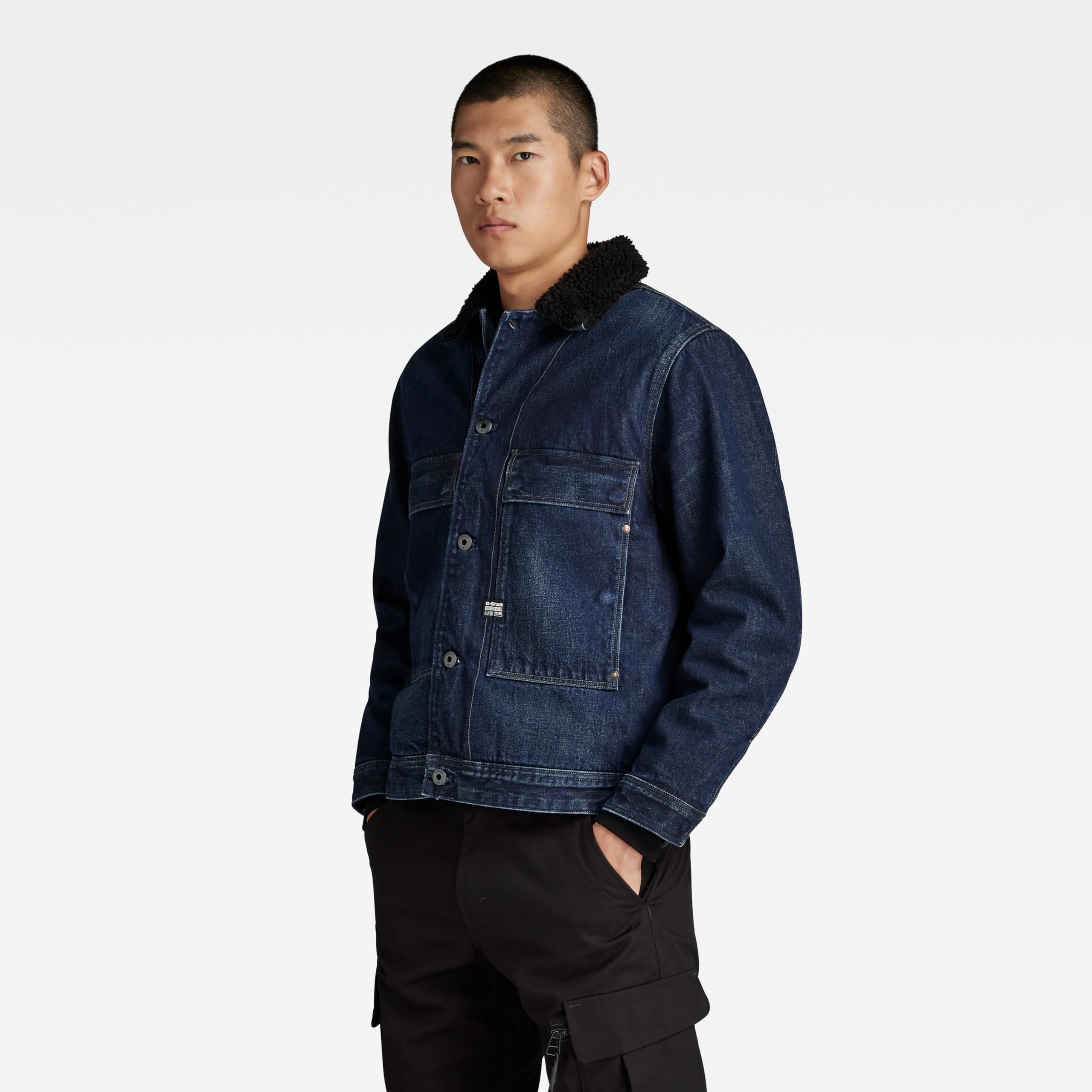 G-STAR Herren Utility Flap Pocket Sherpa Jacke Jackets