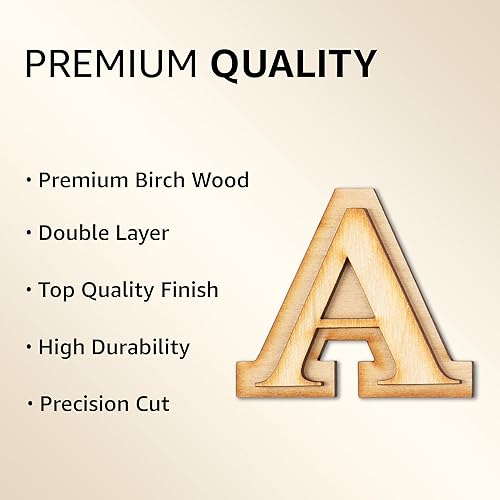 Miniatura 10 de Letras de madera griega oficiales, doble capa de 2 pulgadas, dos letras por paquete (Delta)