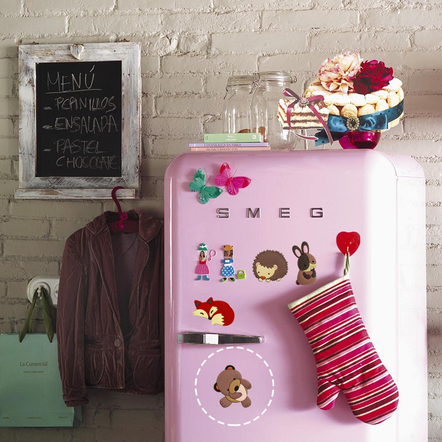 10 Aimants Frigo Drôles Animaux - Décoratifs Et Puissants Pour Cuisine, Bureau Ou École