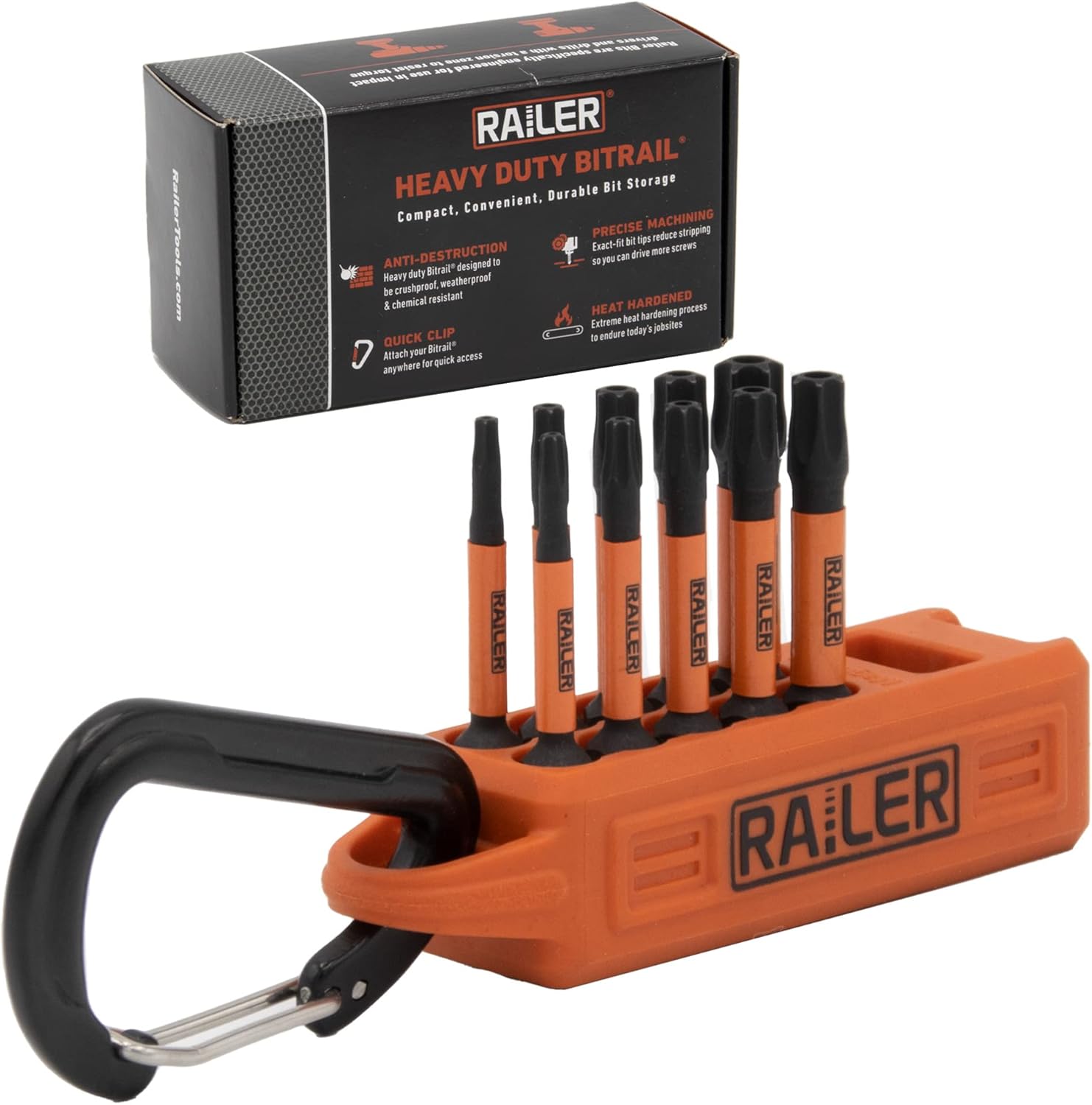 Railer Tamper Proof Torx Bit Set Premium S2 Steel 2 Inch Impact