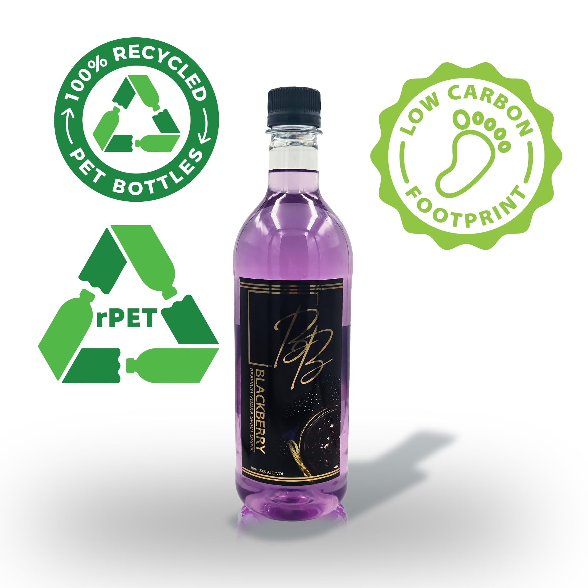Premium Blackberry Vodka, 70cl, 20% ABV - Berry Flavoured Vodka 13 thumbnail image
