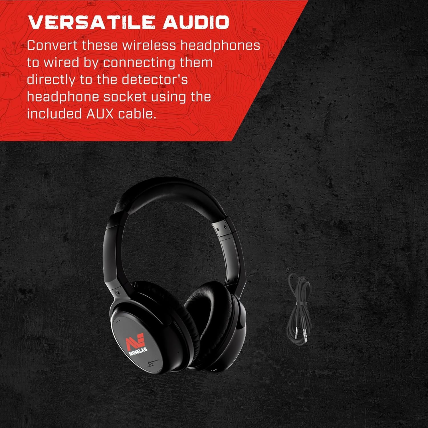 Minelab X-Terra/Equinox Casque sans Fil