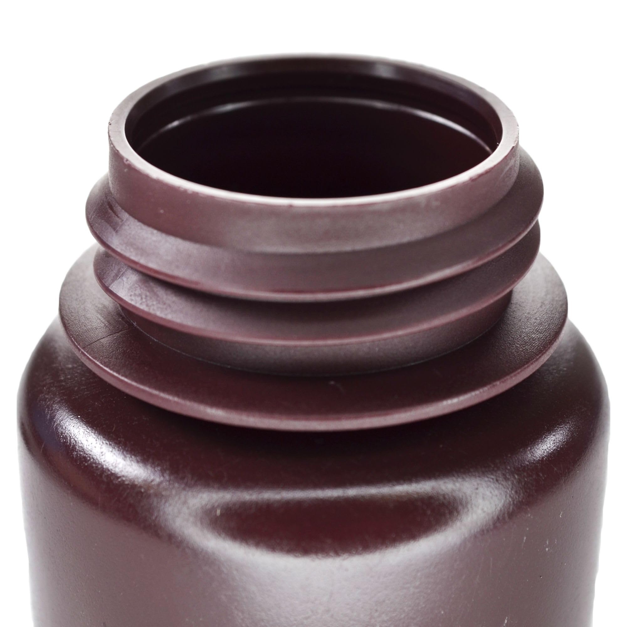 EISCO - Confezione da 12 flaconi per reagenti in HDPE ambrato a bocca larga da 125 ml, con tappo in polipropilene, non sterili, a prova di perdite, resistenti agli agenti chimici, schermatura dai
