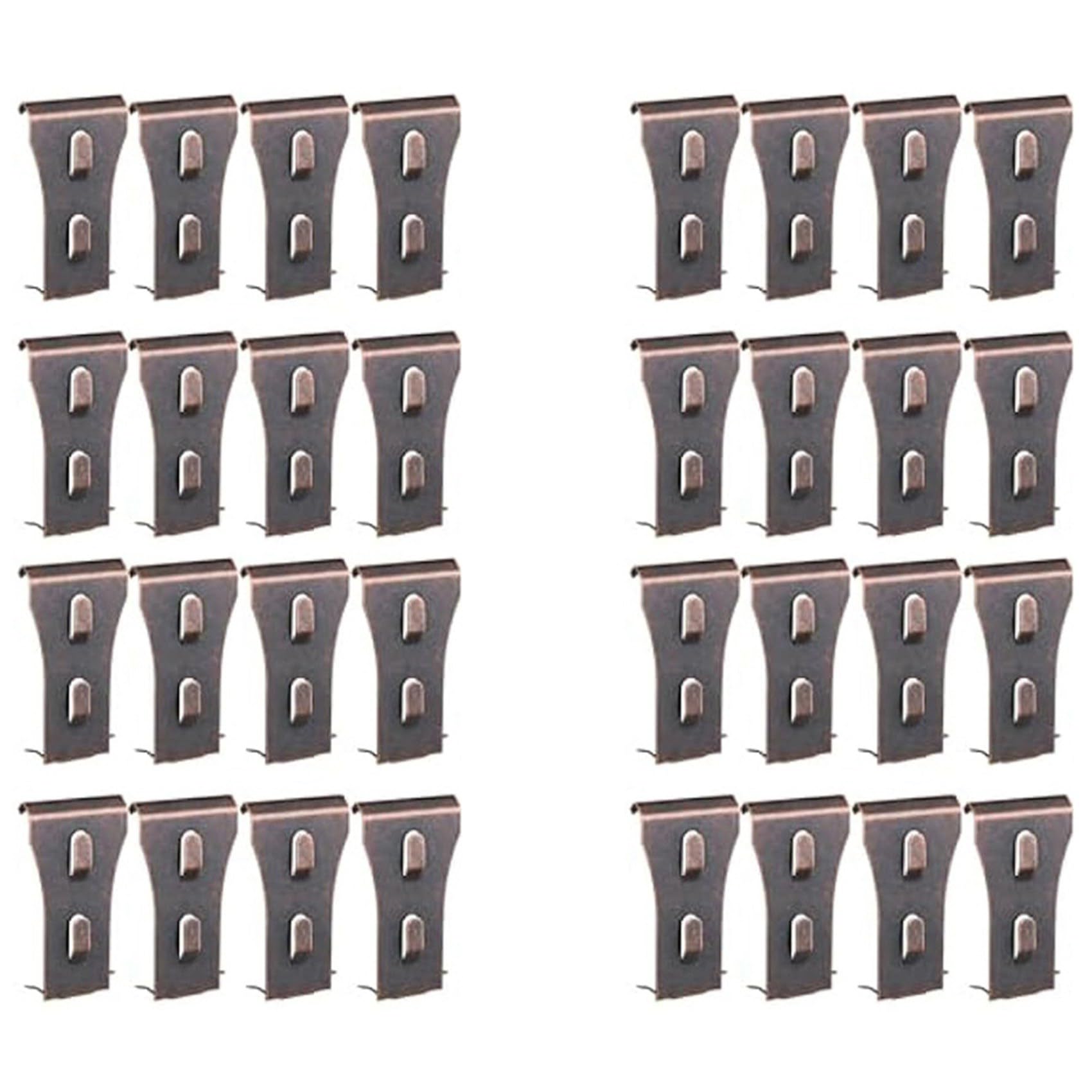 Ctrlzs Brick Clips,32Pc Brick Clips For Hanging Outdoors Brick Hooks Hangers Wall Clips Picture Hangers Mount On Brick No Drill