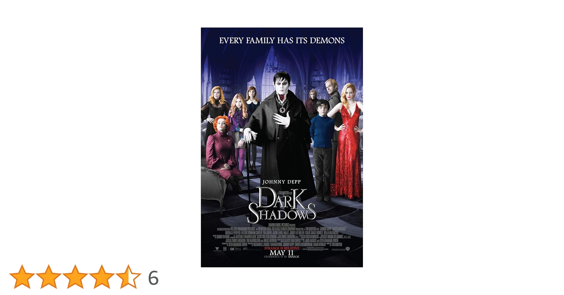 映画　ダークシャドウ　ポスター　当時もの Amazon｜ダークシャドウ映画ポスター 両面 オリジナル 27x40