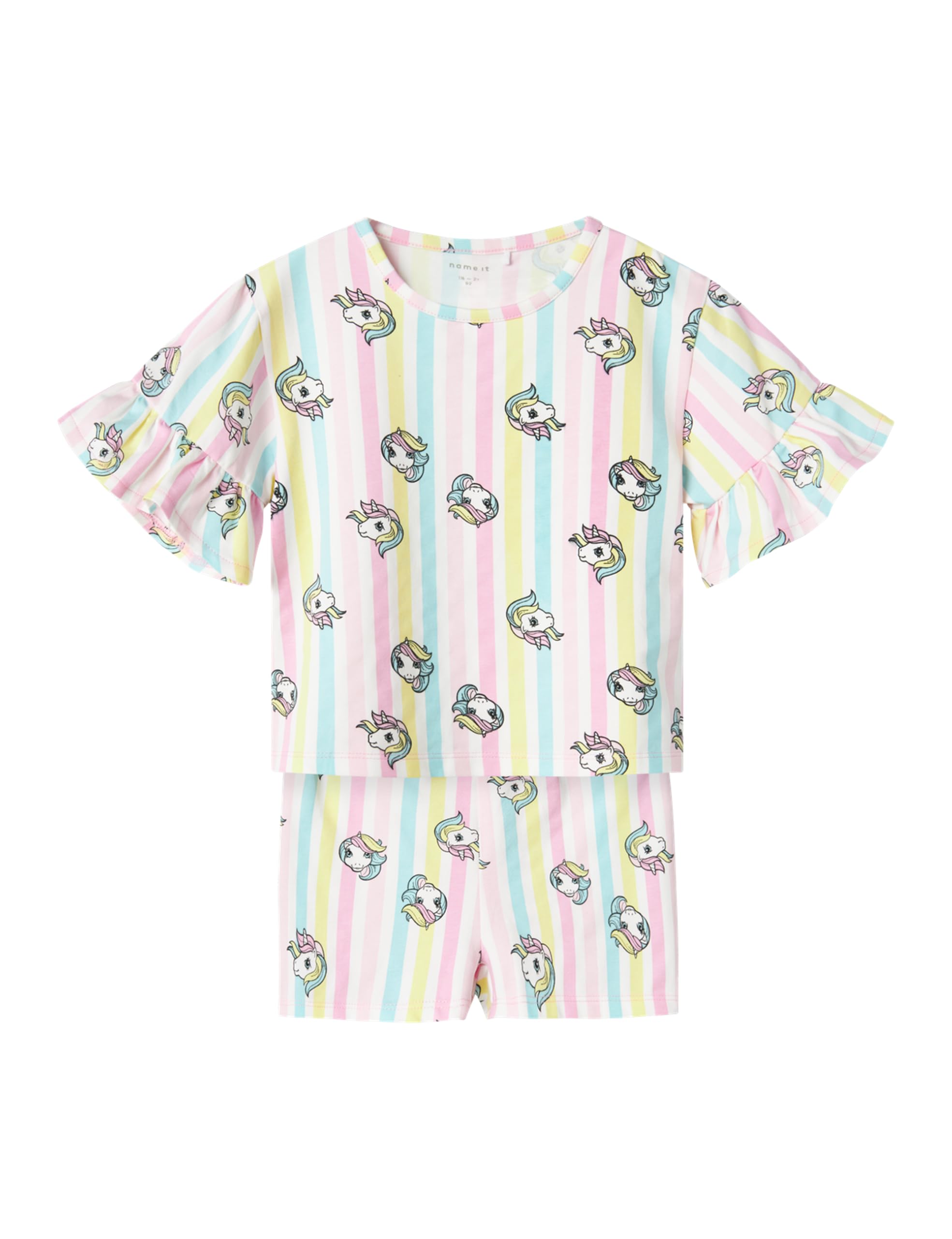 NAME IT Nmfmidis MLP Ss Nreg szorty dziewczęce Cplg, Pink Frosting, 98