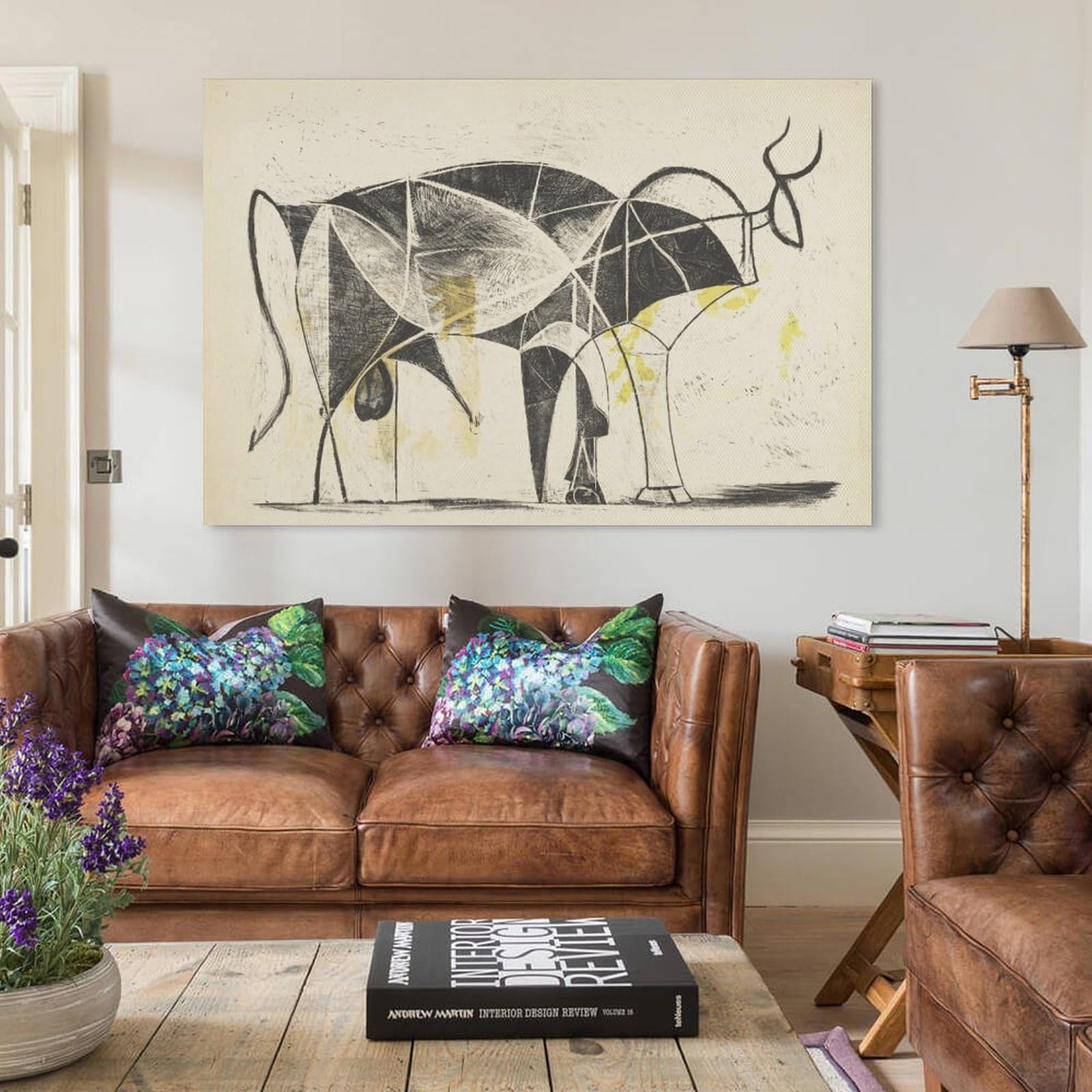 Amazon.co.jp: Pablo Picasso パブロ・ピカソ 《牛》 ポスター