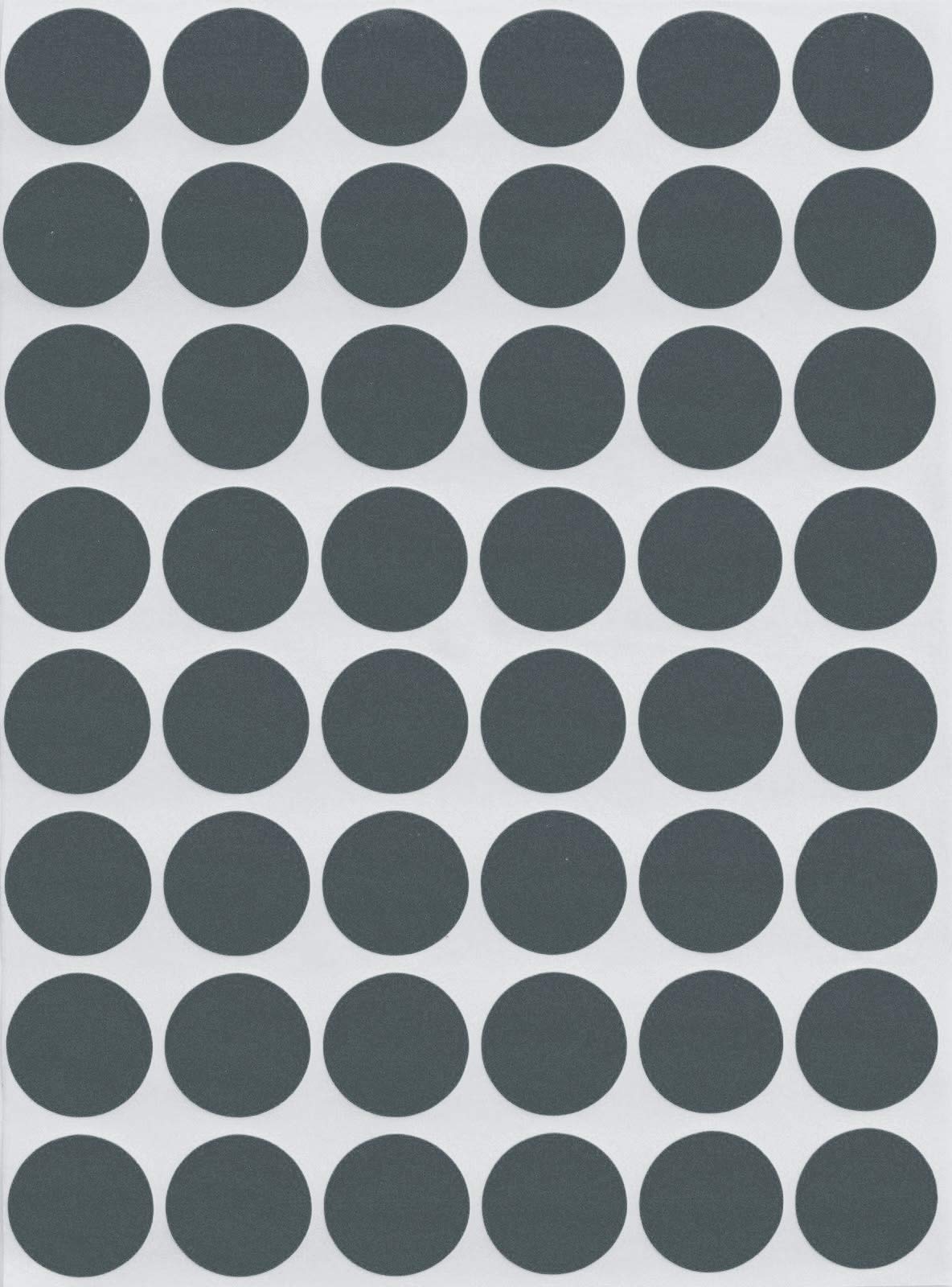 Royal Green Color-Coding Labels Dot Sticker 11/16" Inch Colored Labels for Inventory for Office & Home (17mm), 4800-Pack (Grey)