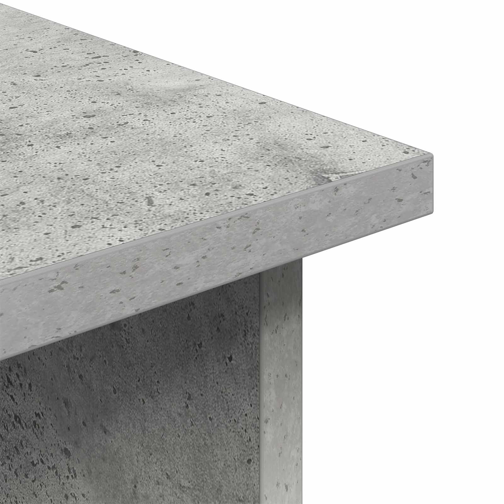 Gecheer TV-Ständer mit Schubladen Beton Grau 79 x 40 x 48 cm, Fernsehschrank Fernsehtisch TV-Lowboard für Wohnzimmer Home-Cinema Gamerzimmer8000463
