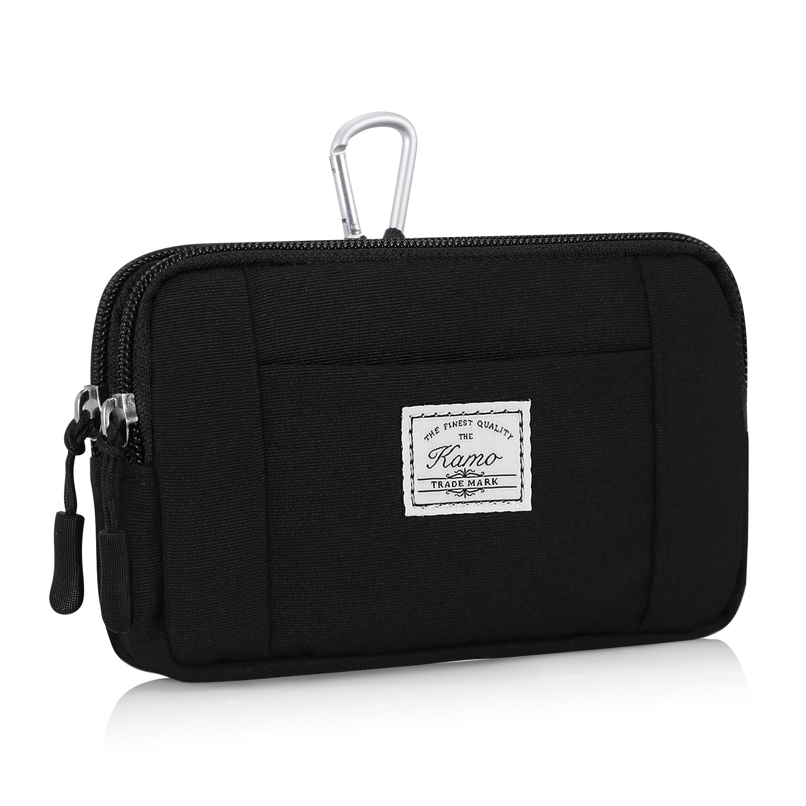 KAMO Multipurpose Canvas Horizontal Smartphone Pouch Cell Phone Holster with Belt Loop Pouch Bag Belt Pouches for Women Cellphone Holster for Women & Men