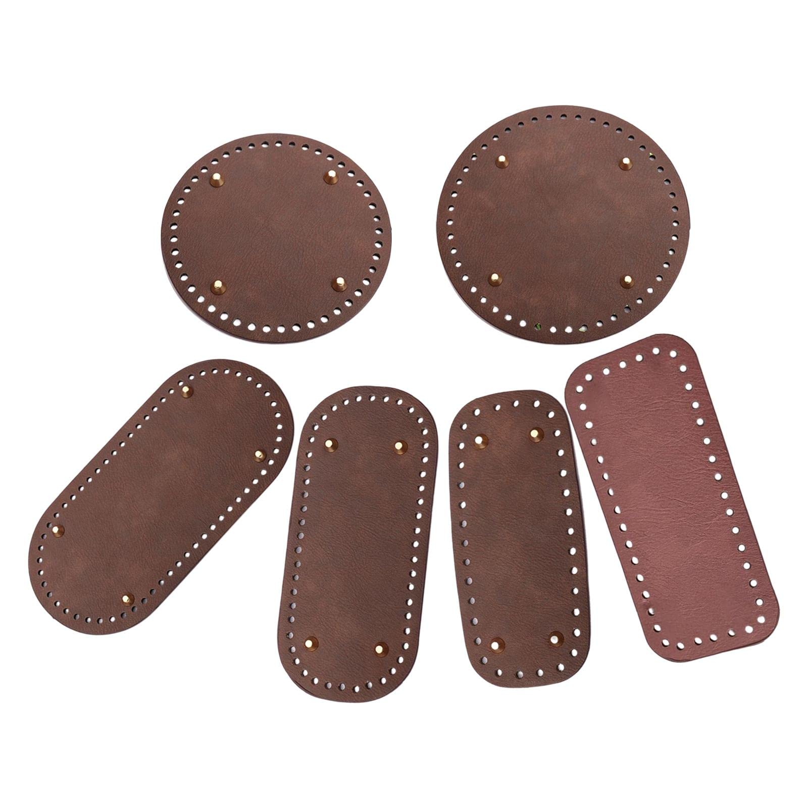 DIY Crochet Bag Bottom Pad with Holes Purse Bottom Base PU Leather 15cm'|Clothing, Shoes & Accessories | Womens Handbags & Bags | Handbag Accessories'| Handbag Accessories'