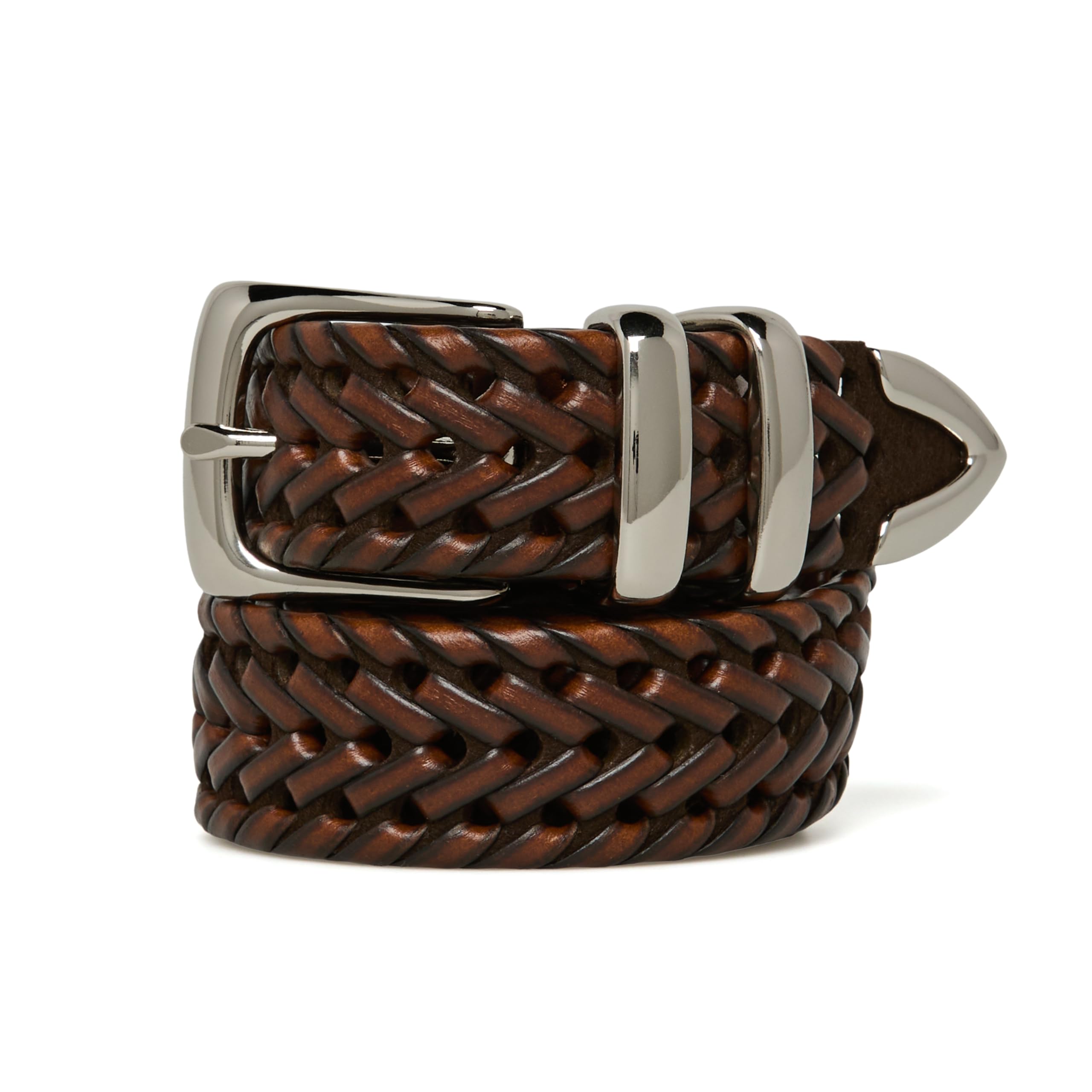Men's Portfolio Braided Leather Belt