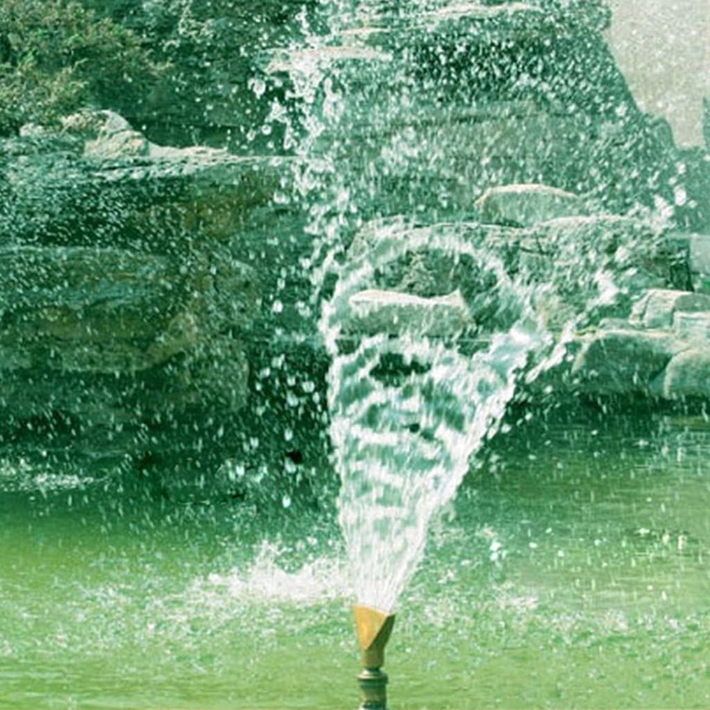 misppro Durable Fan Shape Nozzle Spray Head Pond Garden Sprinkler Water Fountain, Suitable for Pond, Garden or Other Landscape Places - DN40