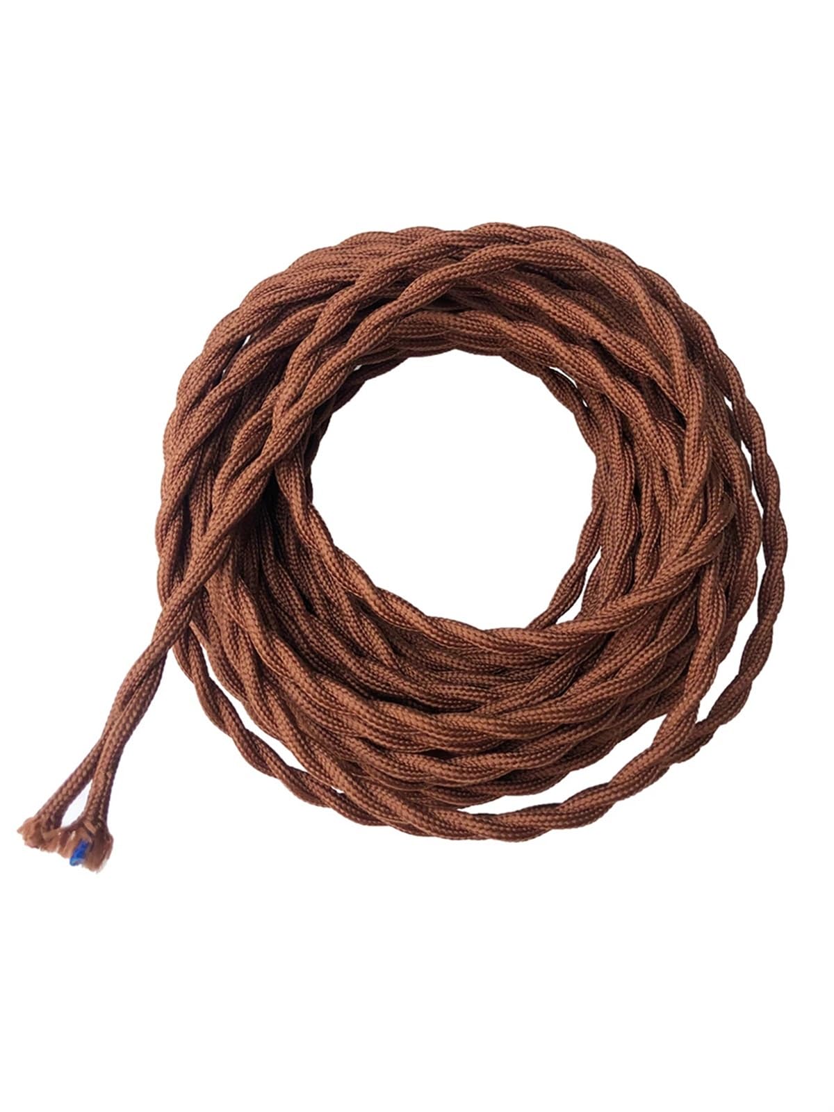 Cables y alambres de telas, Cable for Lámpara Colgante Trunking De 3 Núcleos Trenza Textil Cable Cuadrado De 3x0,75mm Multicolor 2-30m(Gold,5meter)