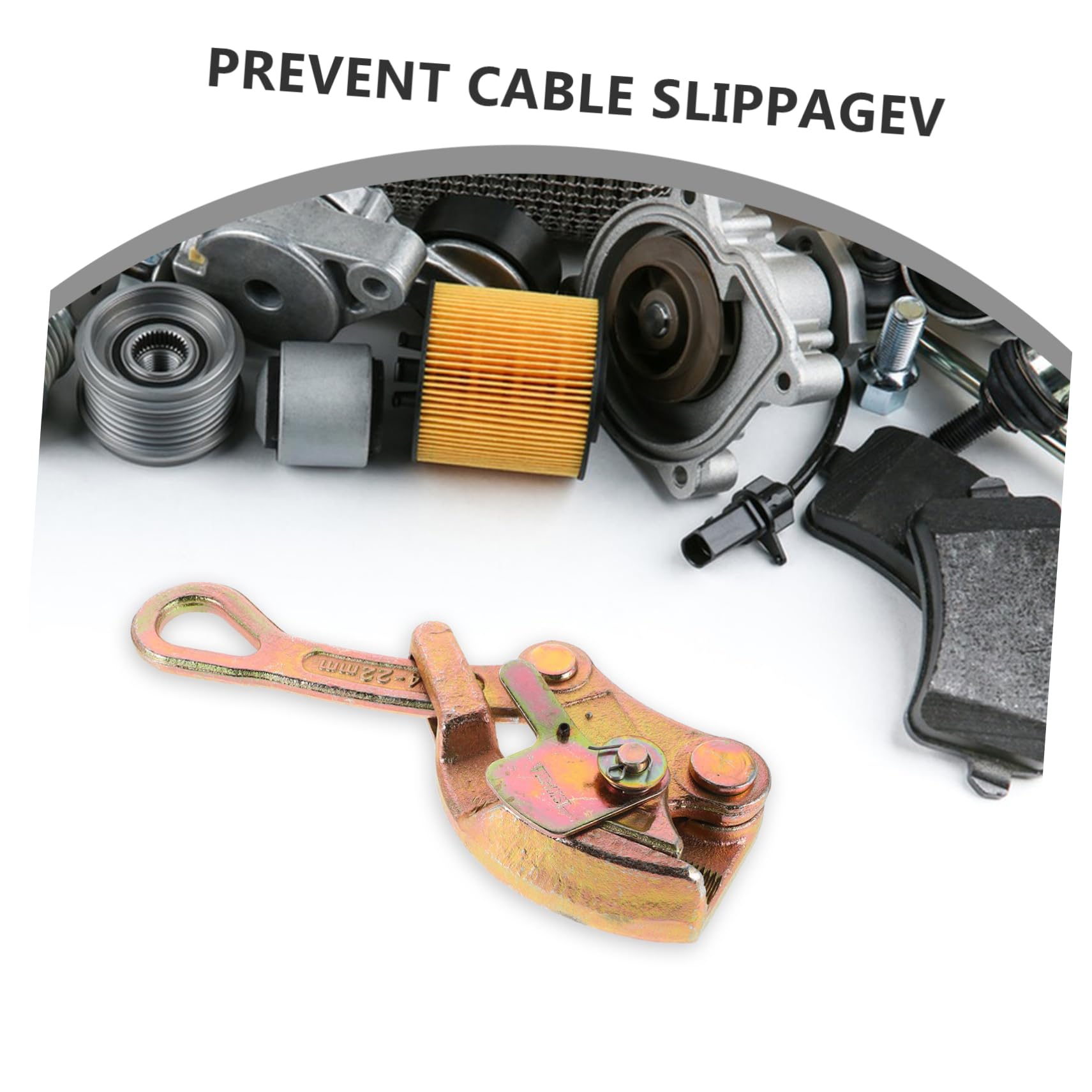 GALPADA Abrazadera de Cuerda para Cables Eléctricos Toneladas Clip de Sujeción Rápido y Práctico para Gestión de Cables Exteriores Compatible con Diferentes