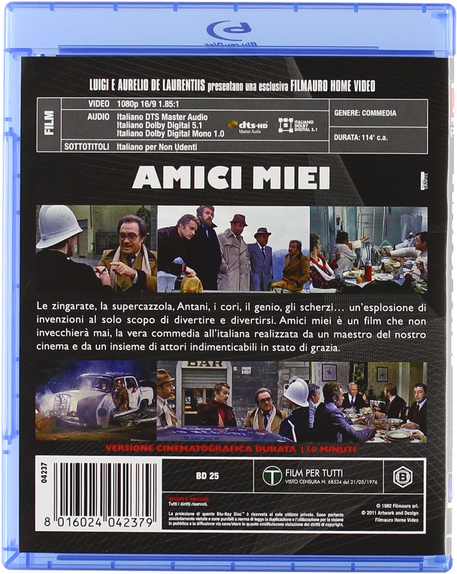 Amici Miei La Trilogia (Box 3 Br)
