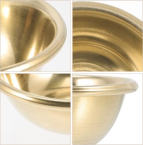 Miniatura 5 de Cuenco de manchas Cuenco para manchas Cuenco de oferta de agua, 7 piezas de latón Cuenco de oferta Mini cuenco de agua Tíbet Suministros budistas