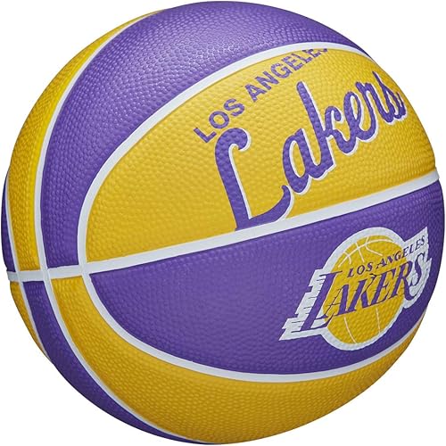 Miniatura 2 de Wilson NBA Team Retro Mini Balones de Baloncesto - Tamaño Mini - 3"