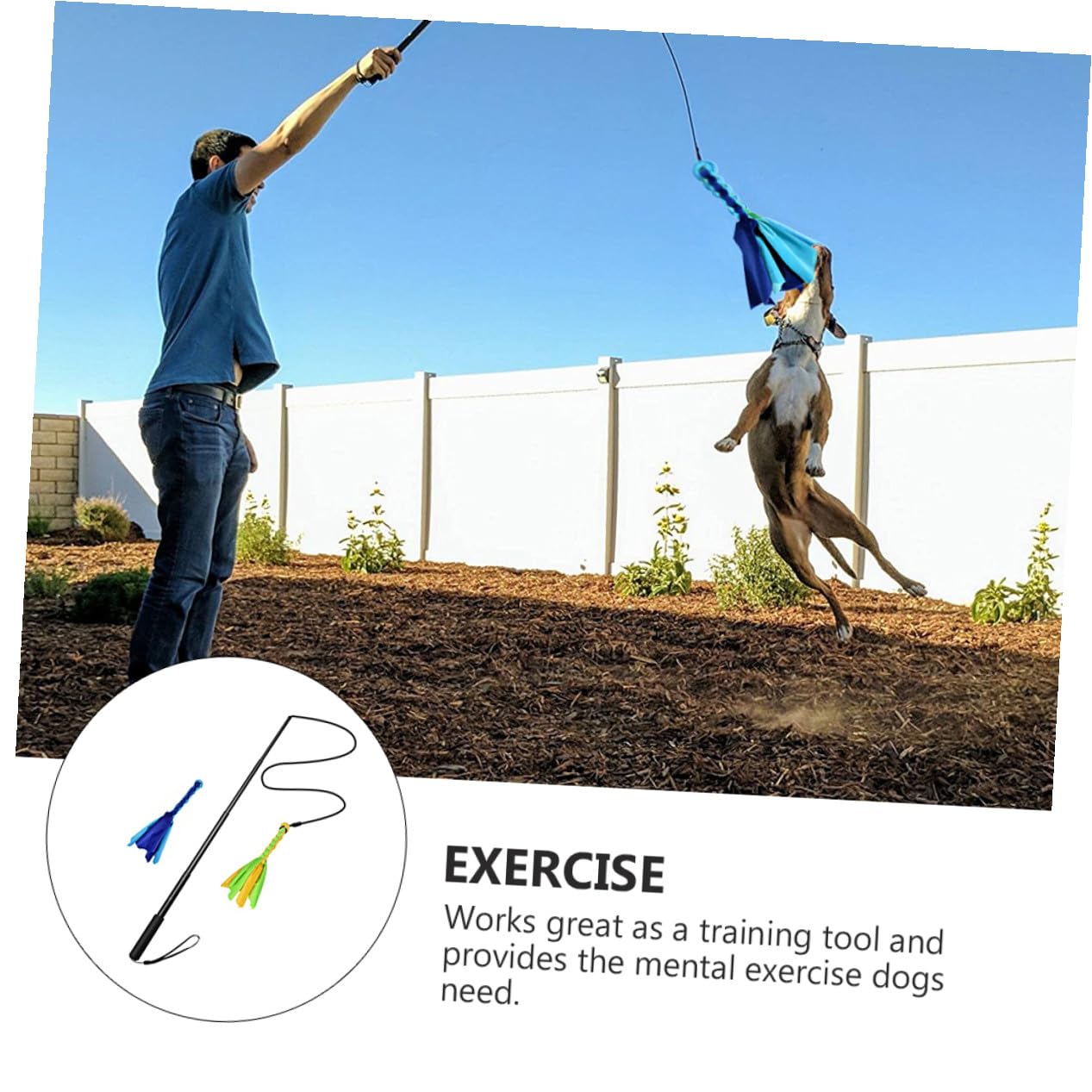 Telescopischer Hundespielzeug Stick mit Elastischem Seil Interaktives Trainingsspielzeug für Hunde Fördert Intelligenz Ausdauer und Bewegung Robust und Langlebig für Training