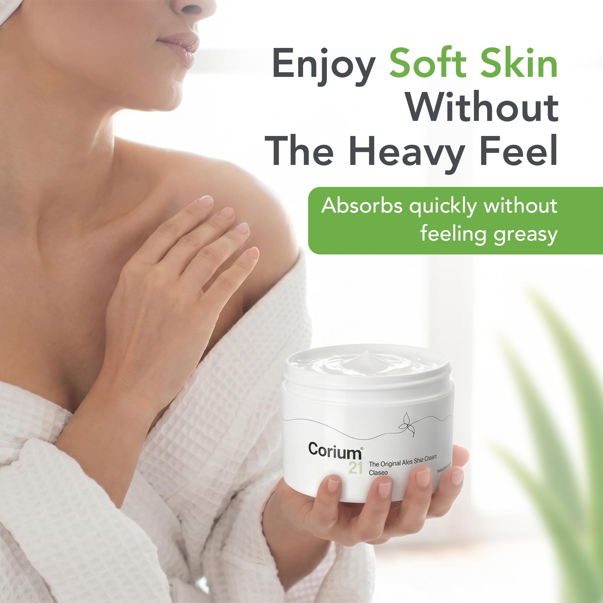 Amazon.com: Corium 21 Organic Aloe Vera Skin Cream for Lasting Dry