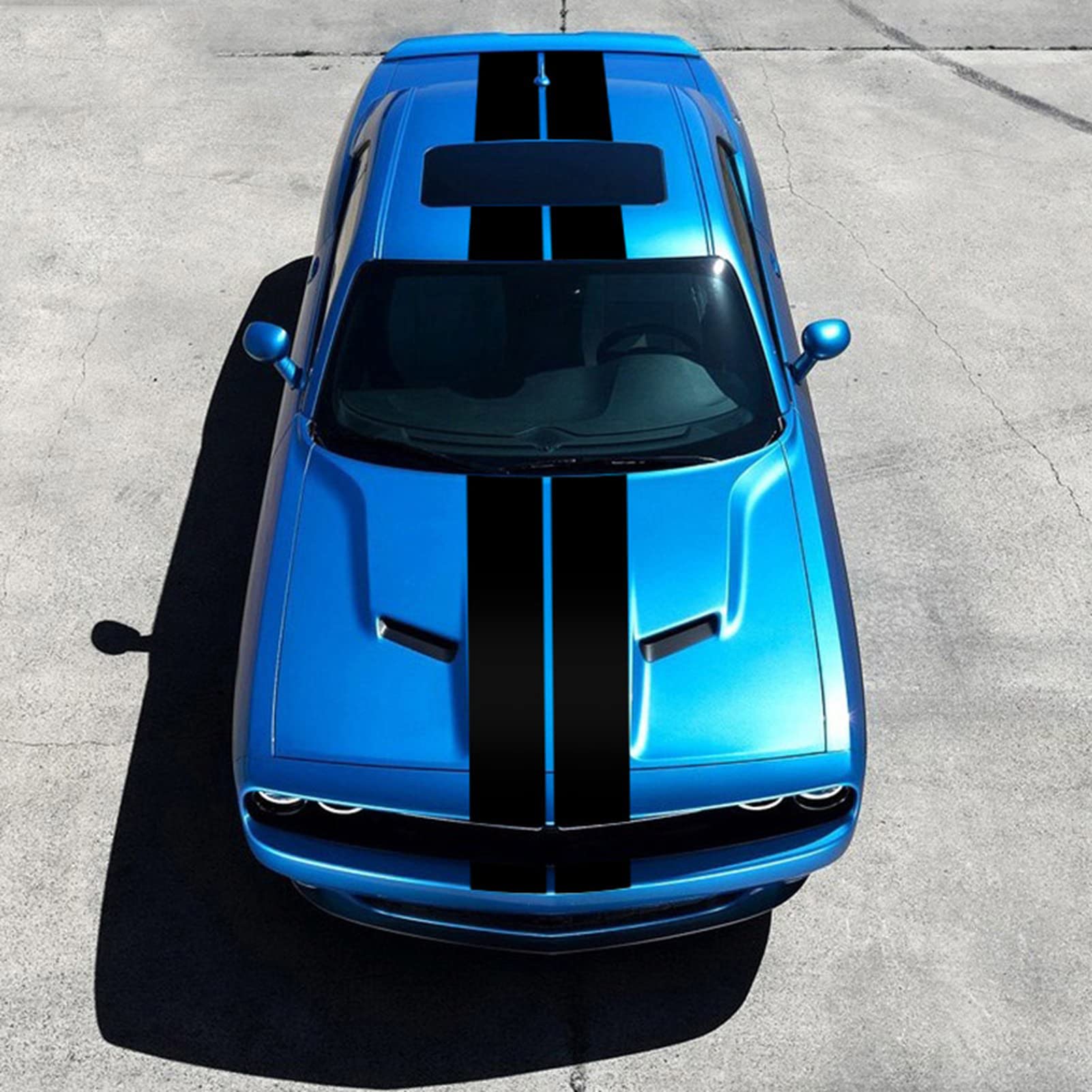 Buy Door Side Stripe Skirt Sticker Car Hood Roof Trunk Body Kit Decal