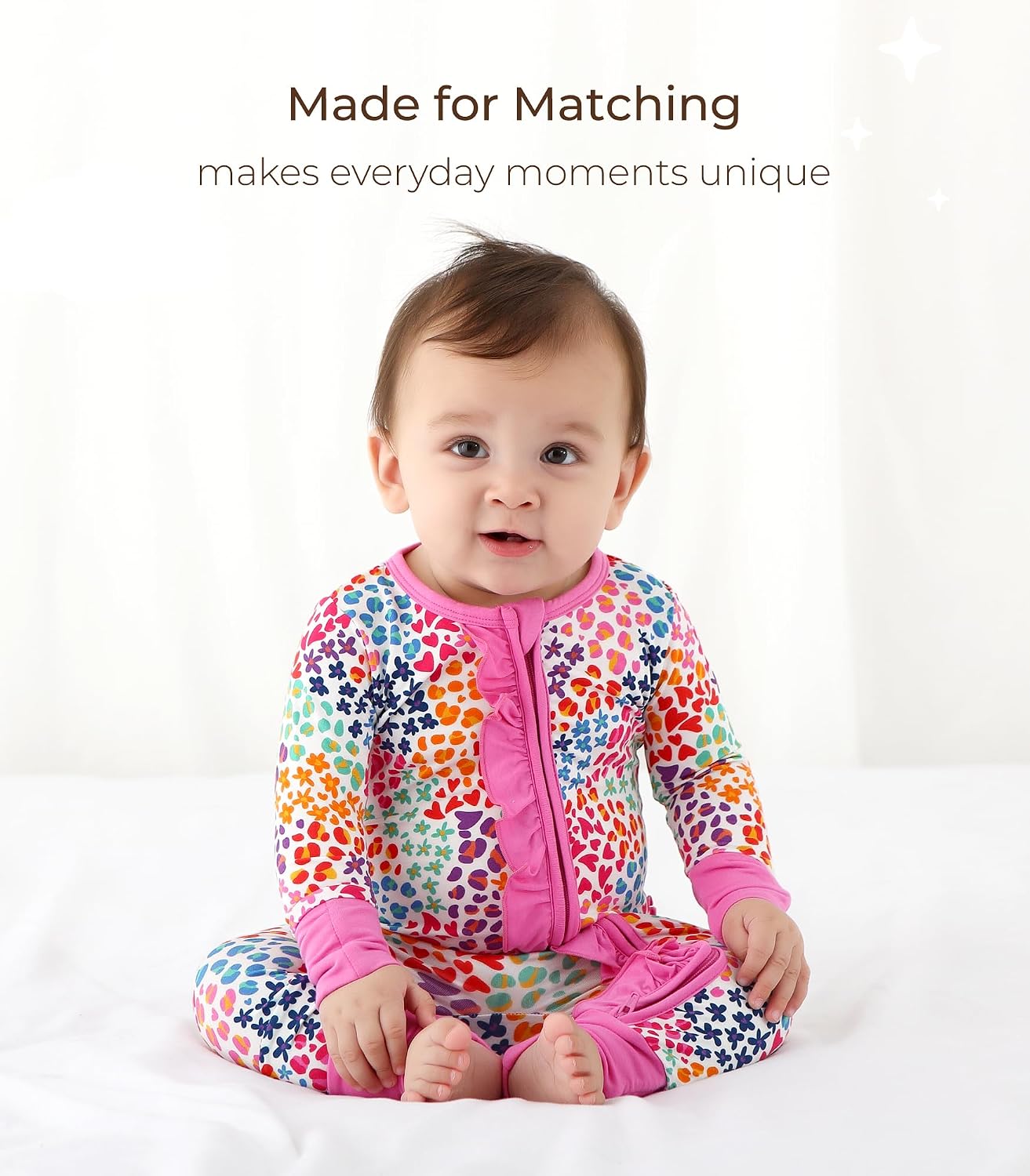 Baby Girl Romper Viscose from Bamboo Infant Long Sleeve Jumpsuit for Toddler Girls Newborn Outfits 0Months-2T