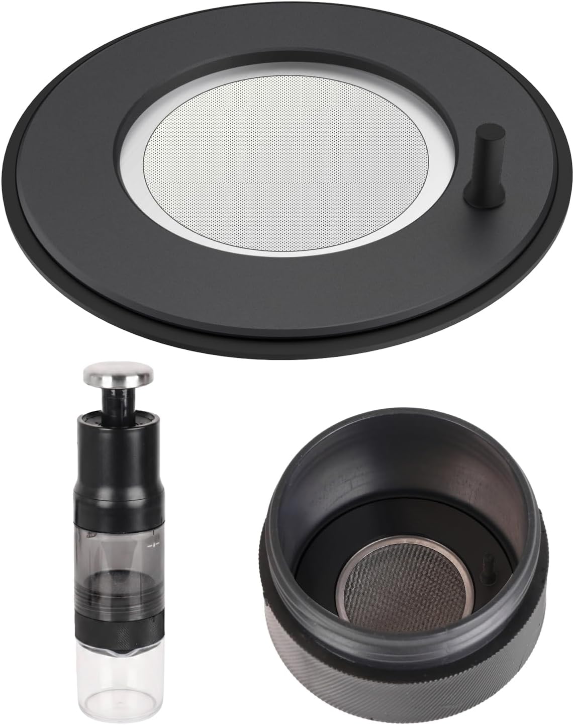 Fine Flow Control Filter Insert for OXO Brew Rapid Brewer, Helps Slow Drip-Through & Reduce Sediment,100-Mesh Stainless Steel Micro Screen Disc, Accessories for OXO Brew Rapid Brewer