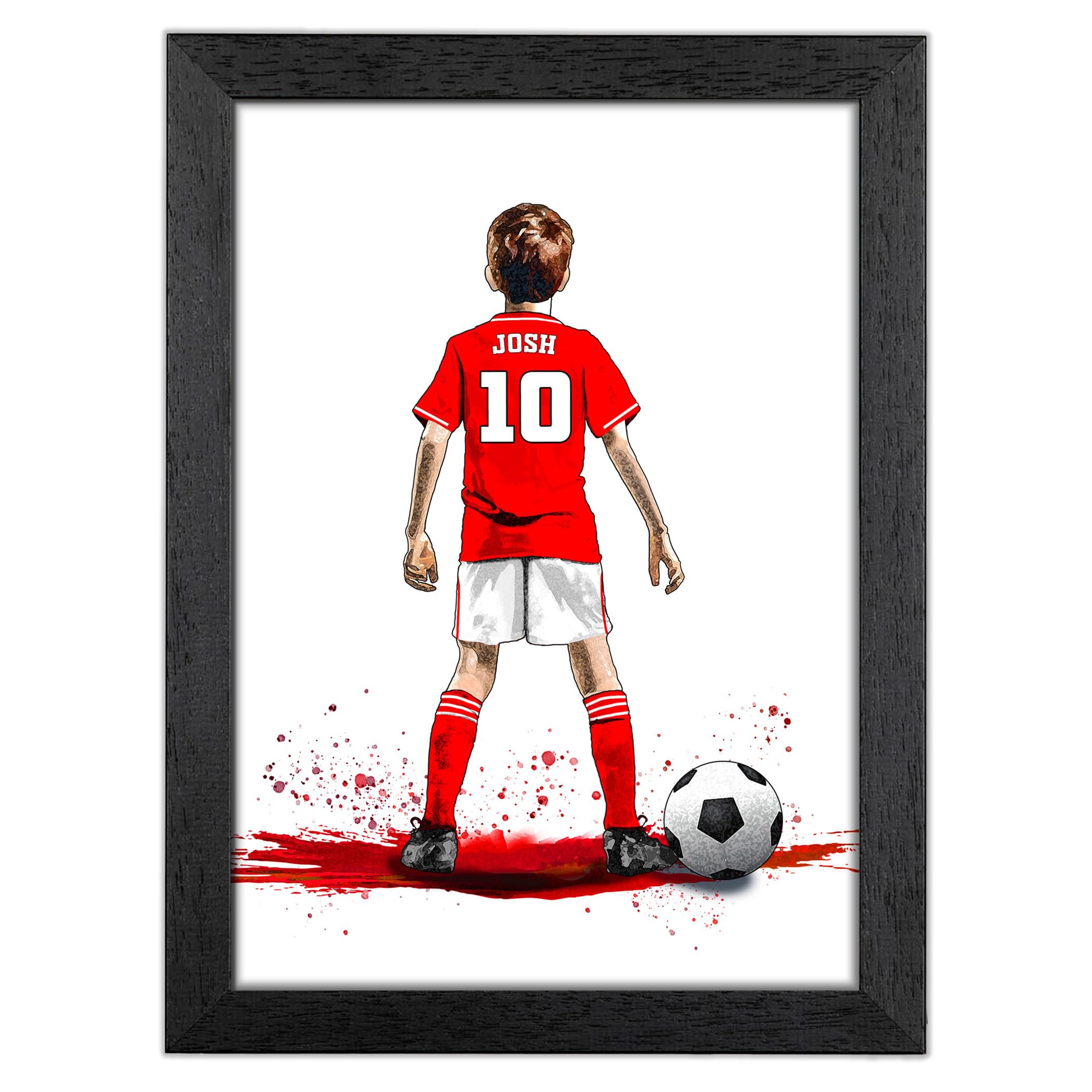 Personalised Nottingham Football Gifts for Boys - Nottingham Forest Football Poster for Boys Bedrooms (Fine Art Print (Unframed))