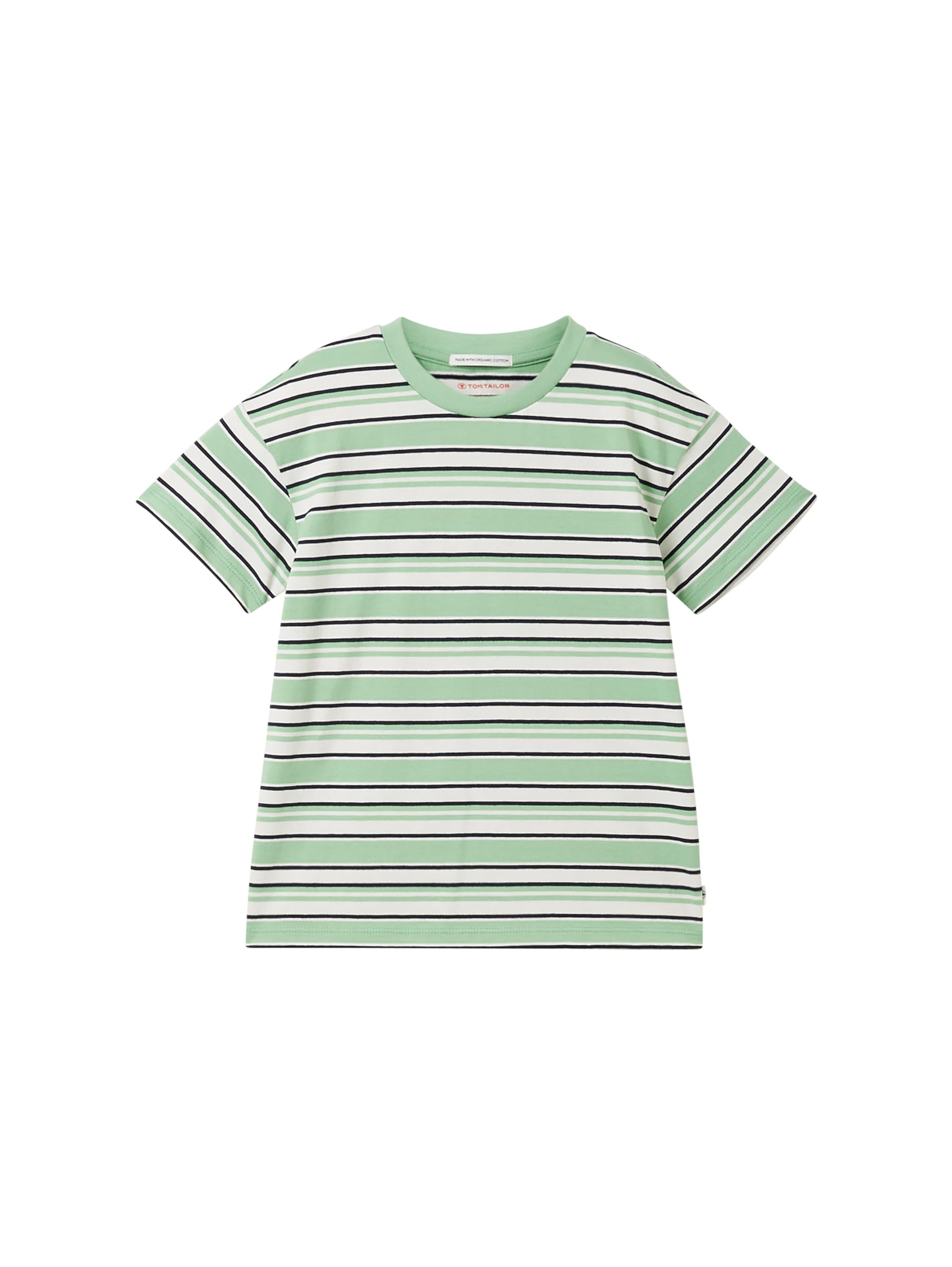TOM TAILOR Jungen T-Shirt Mit Muster - Baumwolle Regular Fit