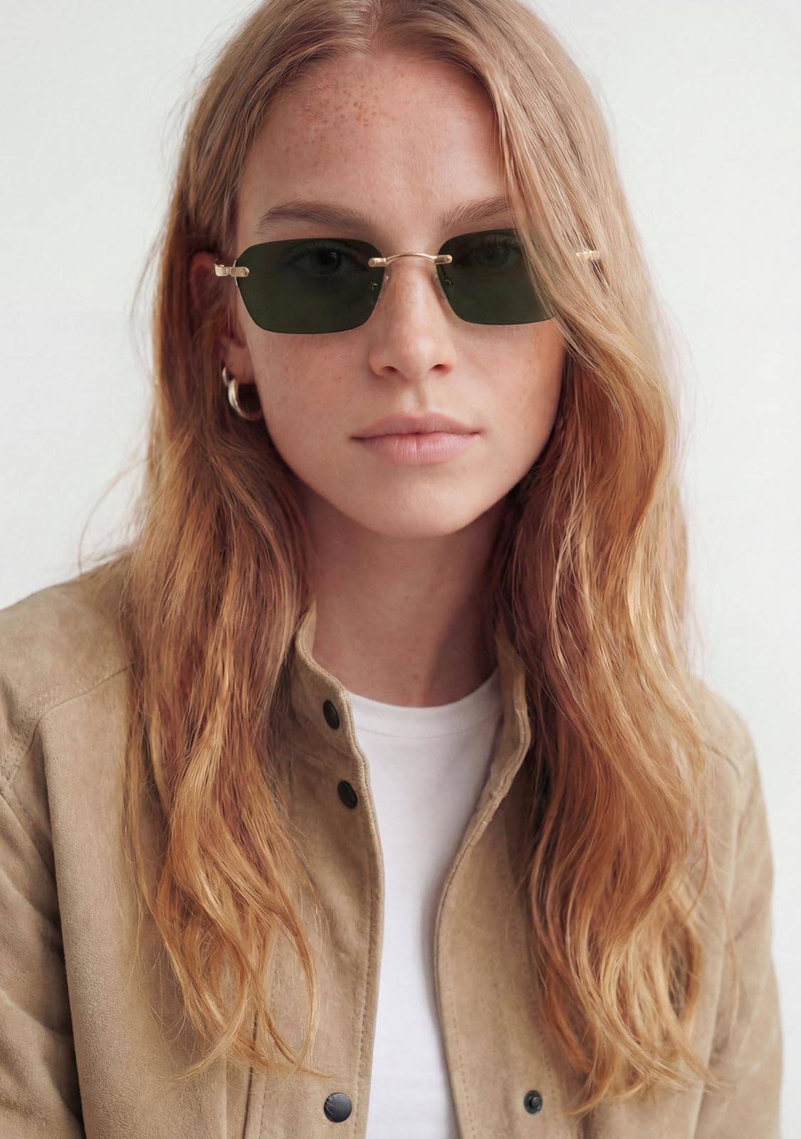 D.Franklin Occhiali da sole - Unisex - Con lenti protettive UV - Modello smith - Ottagonali - Per uomo e donna - Sunglasses