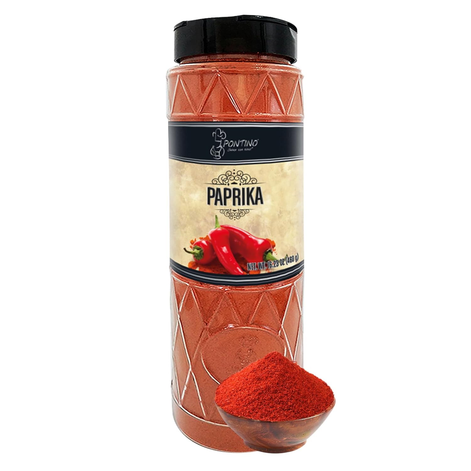 Pontino Paprika - Condimento de Pimentón Ahumado - 460g