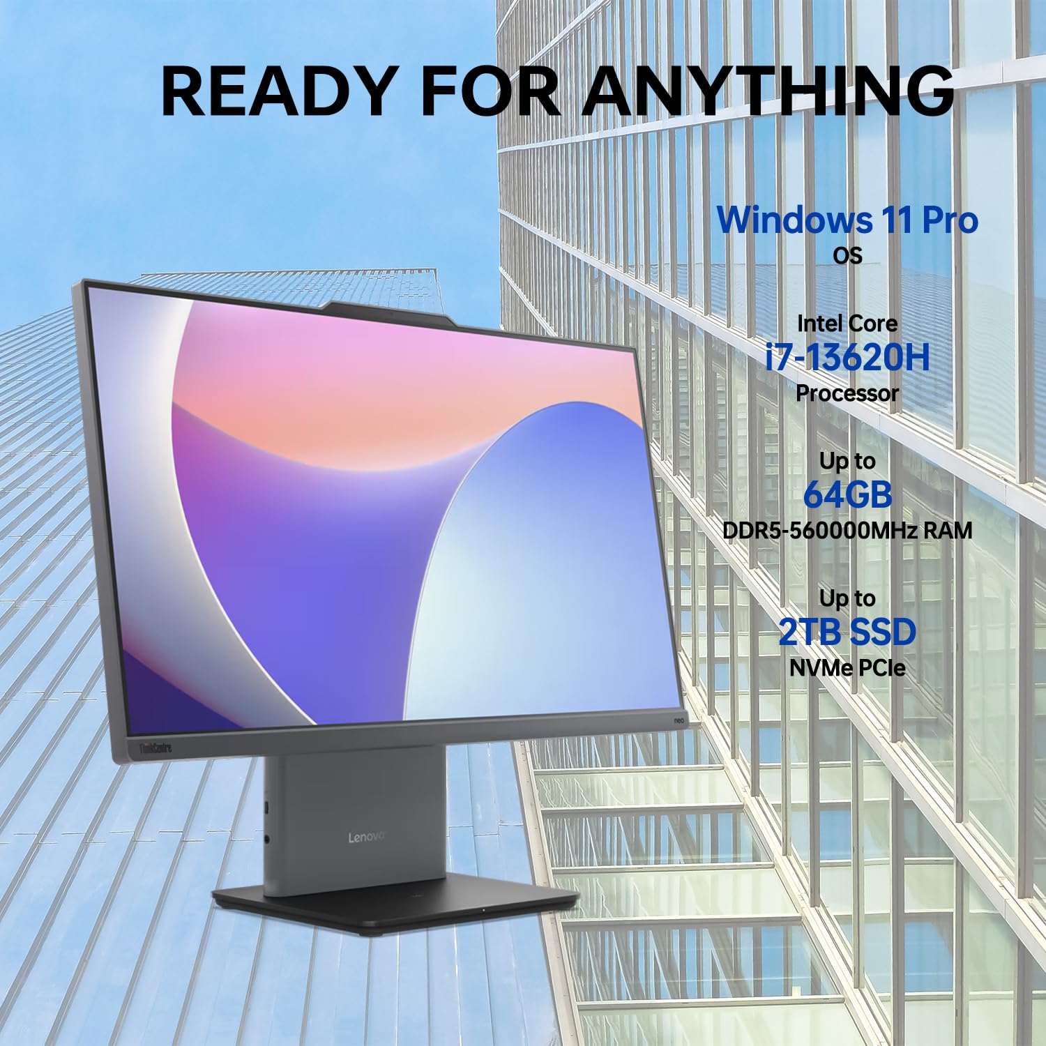 ThinkCentre Neo 50a Business All-in-One PC 23.8