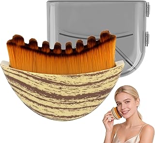 Lymphatic Contour Face Brush, Dry Brushing Face Brush, Lymphatic Drainage Massager for Face, Chin &amp; Jawline Sculpting, Por...