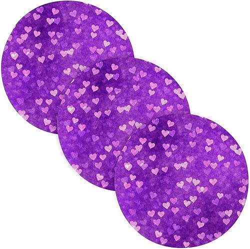 Soportes para ollas calientes y moradas de corazones, salvamanteles grandes para ollas calientes y sartenes, almohadilla para olla de barro,