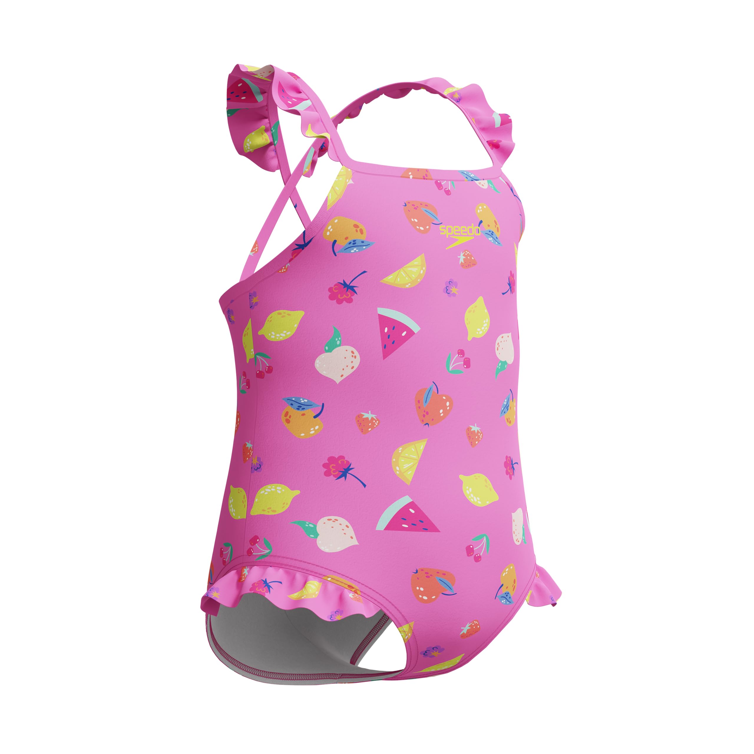 Speedo Frill Thinstrap One Piece Traje de baño Niñas