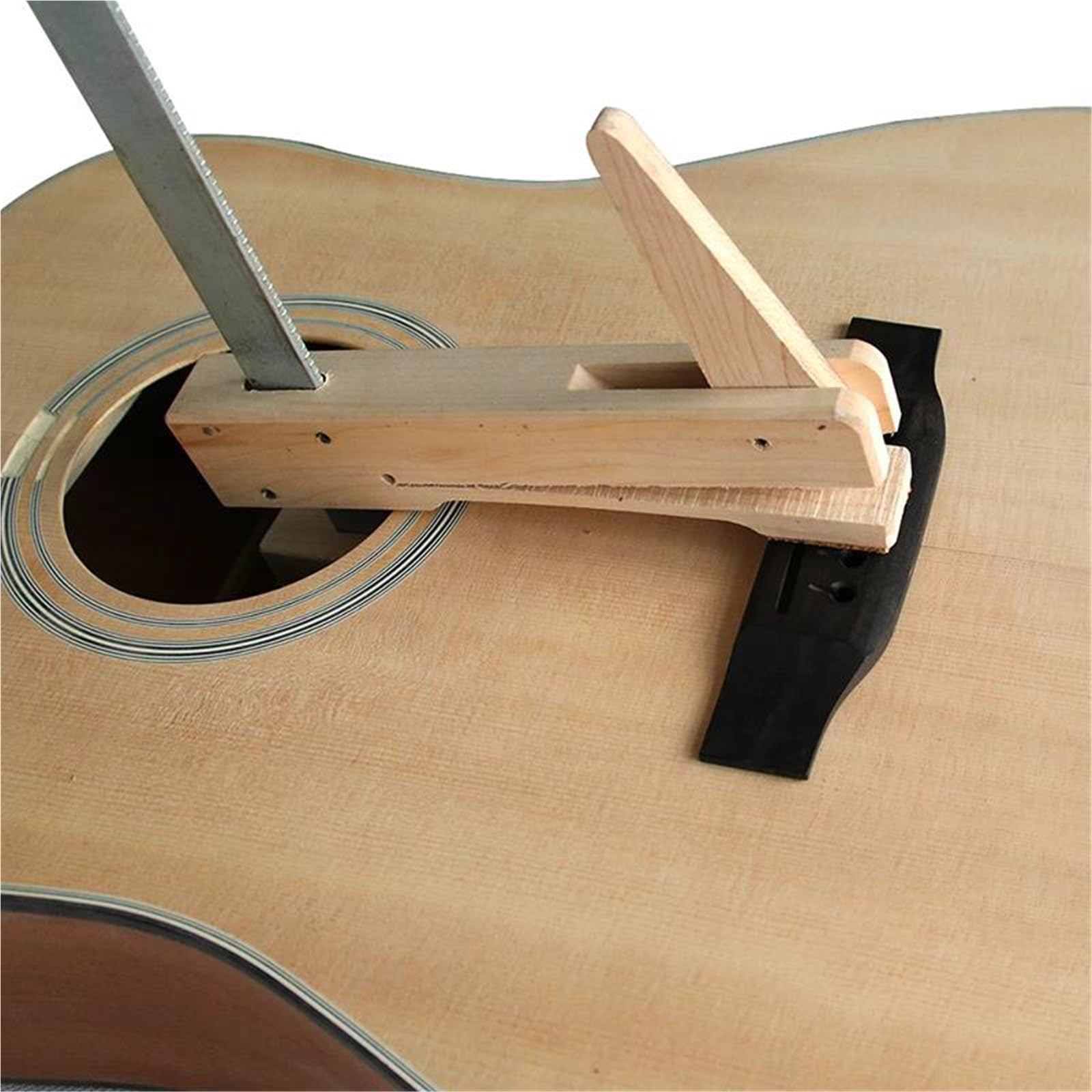 Zestaw Narzędzi Budowy Gitar Ręcznie Robiony Klips Z Twardego Klonu I Żelaznego Głębokiego Gardła Do Zacisków Gitarowych Typu F(160mm)